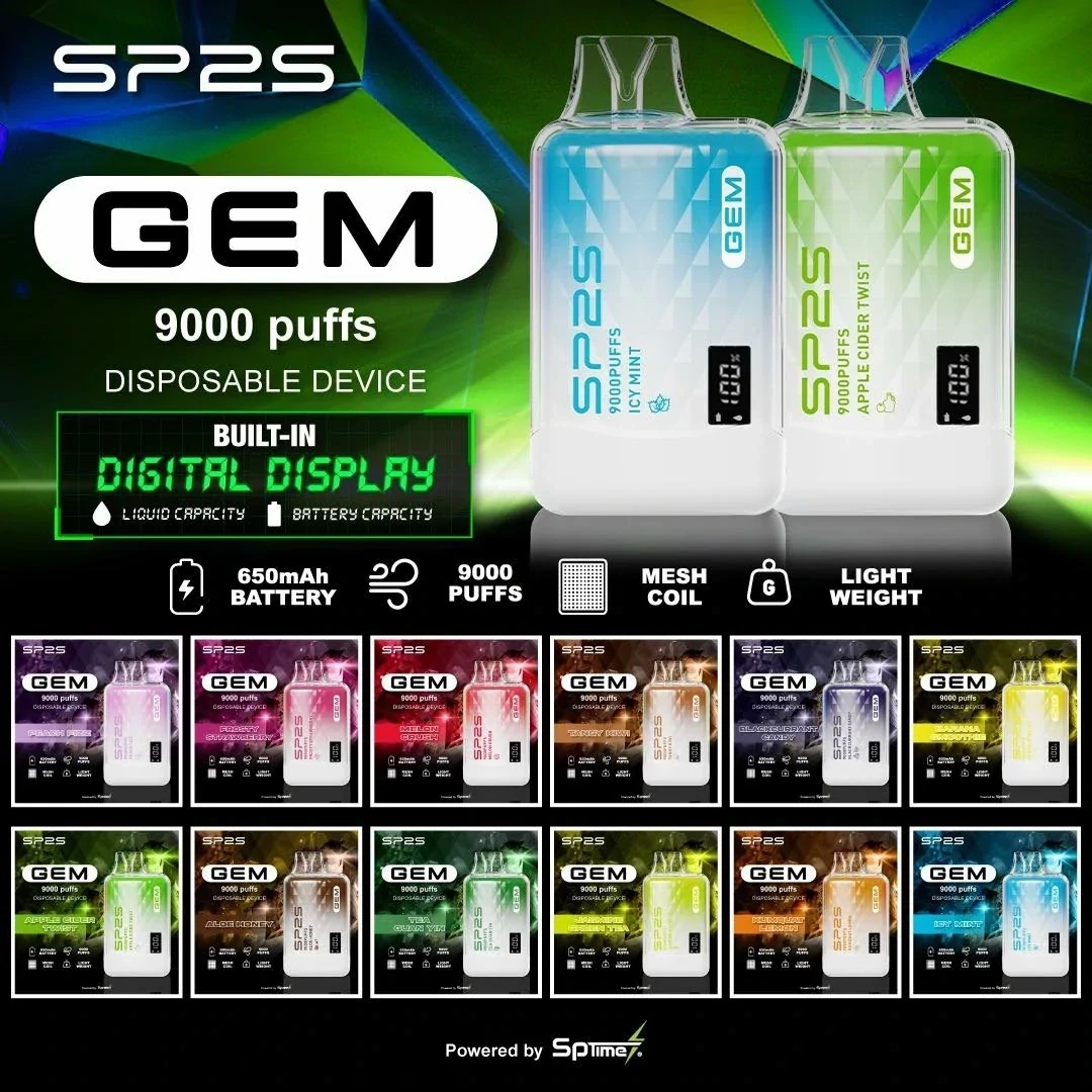 sp2s拋棄式9000口 SP2S電子煙  SP2S思博瑞GEM 9000口